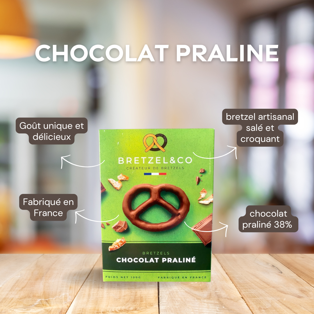 bretzel chocolat praliné