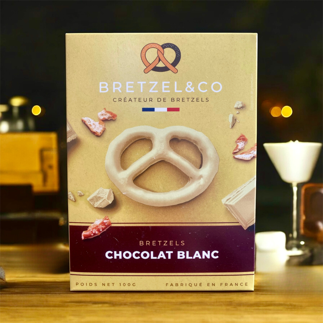 bretzel chocolat blanc