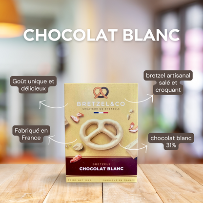 bretzel chocolat blanc