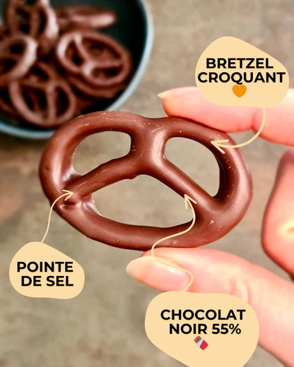bretzel chocolat noir