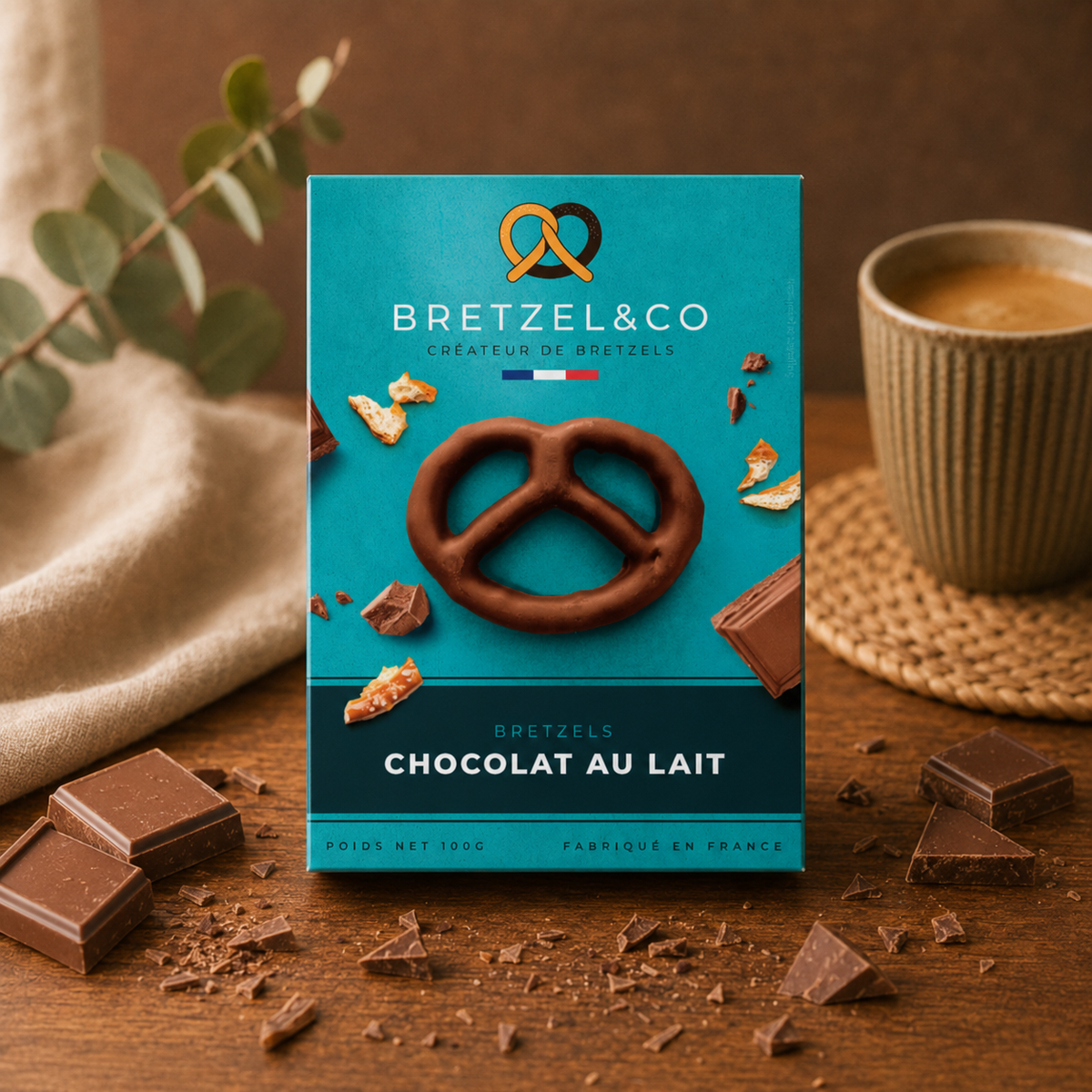 bretzel chocolat au lait