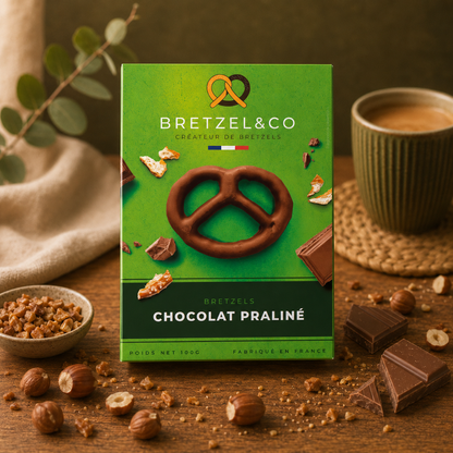 bretzel chocolat praliné