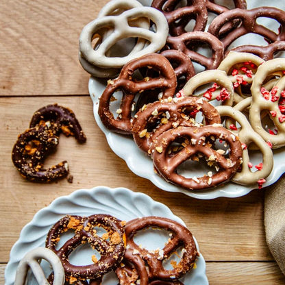 bretzel chocolat blanc