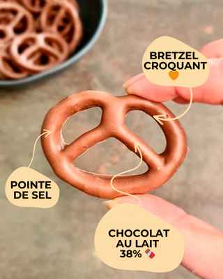 bretzel chocolat au lait
